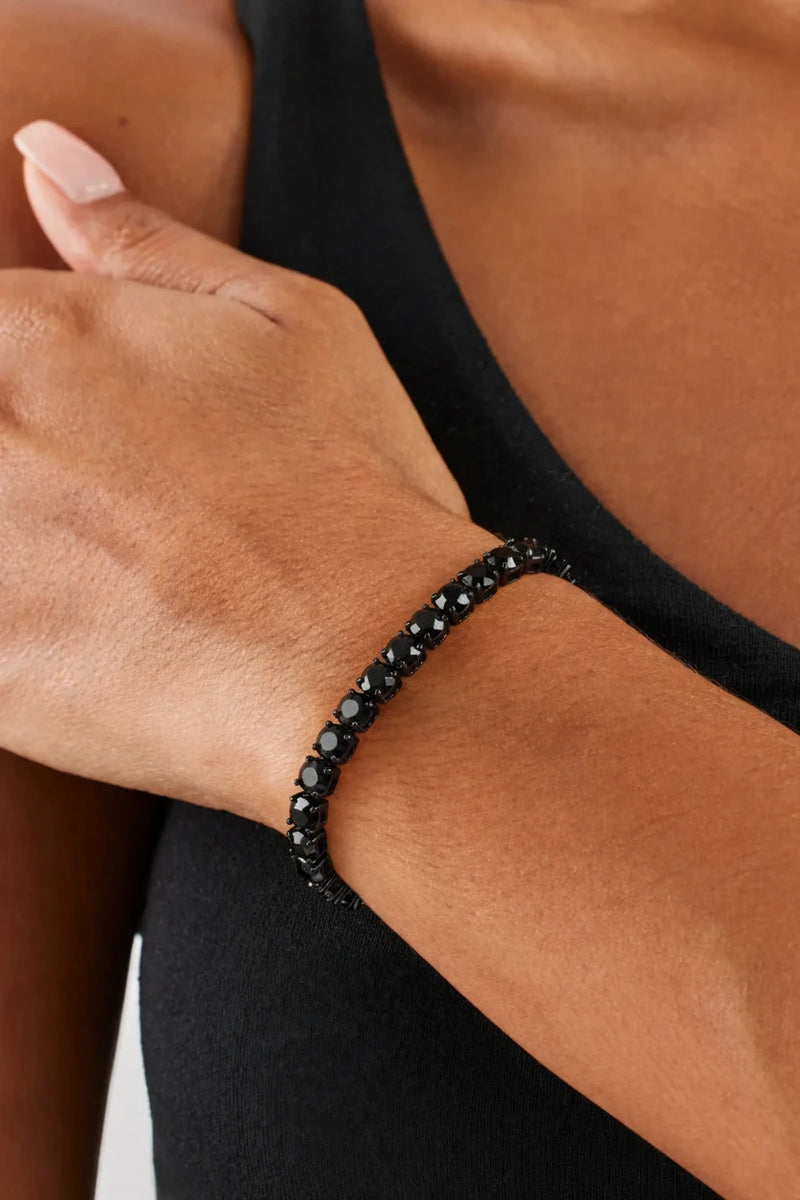 Vestra™ Fekete Tennis Karkötő